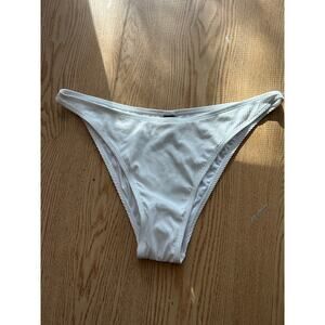 B5 New Women’s Kendall & Kylie Ribbed Bikini Bottoms White Size XL